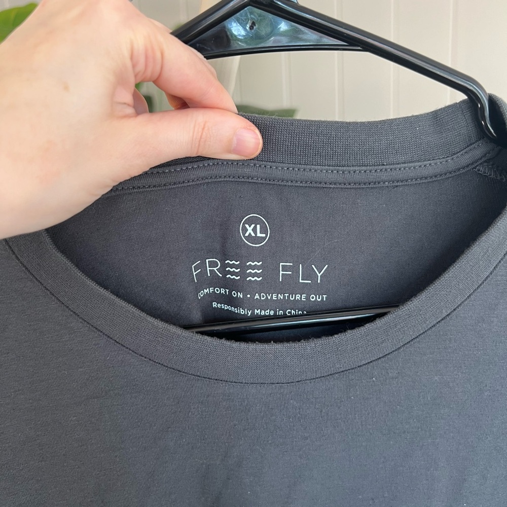 Free Fly Men’s Flex Long Sleeve Pocket Shirt Size XL